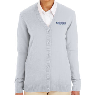 Harriton Women's Pilbloc V-Neck Button Cardigan Sweater Thumbnail